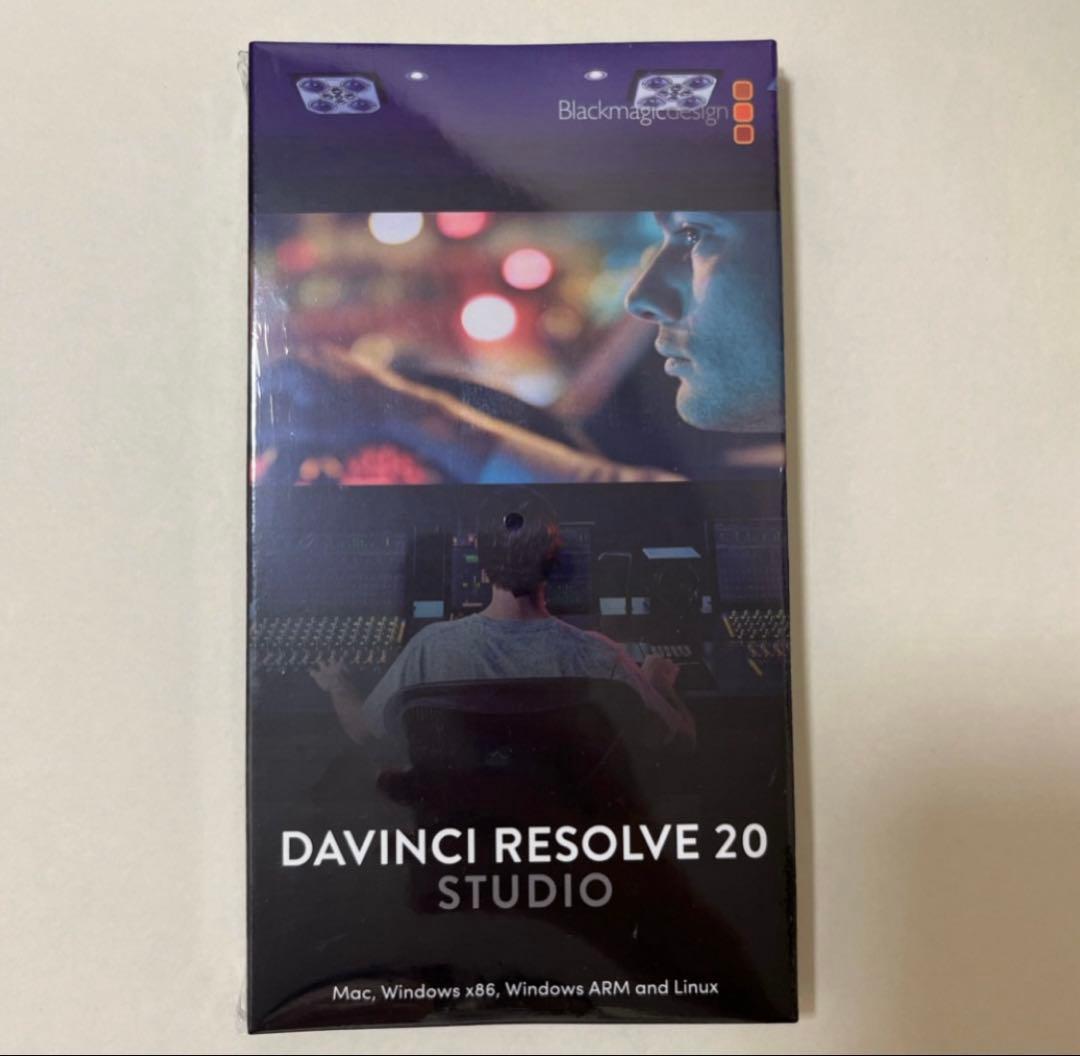 Davinci Resolve Studio - USBドングル 新品未開封 USBドングル版】DaVinci Resolve Studio - 業務用撮影・映像・音響