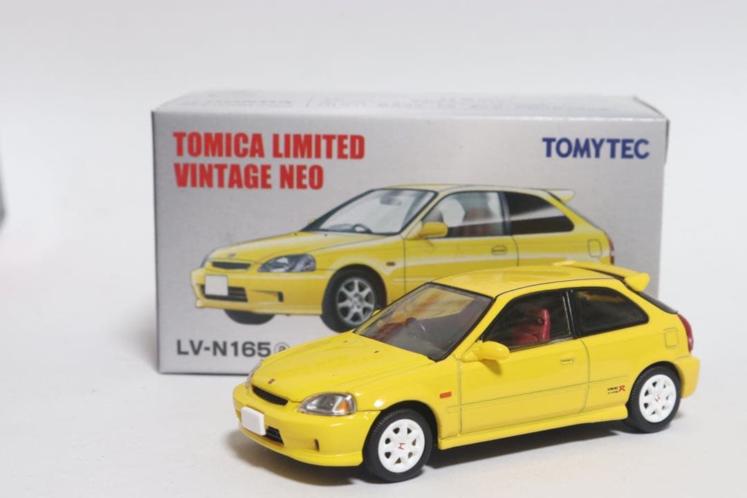 トミカリミテッドヴィンテージネオ ホンダ シビック タイプR EK9 黄色