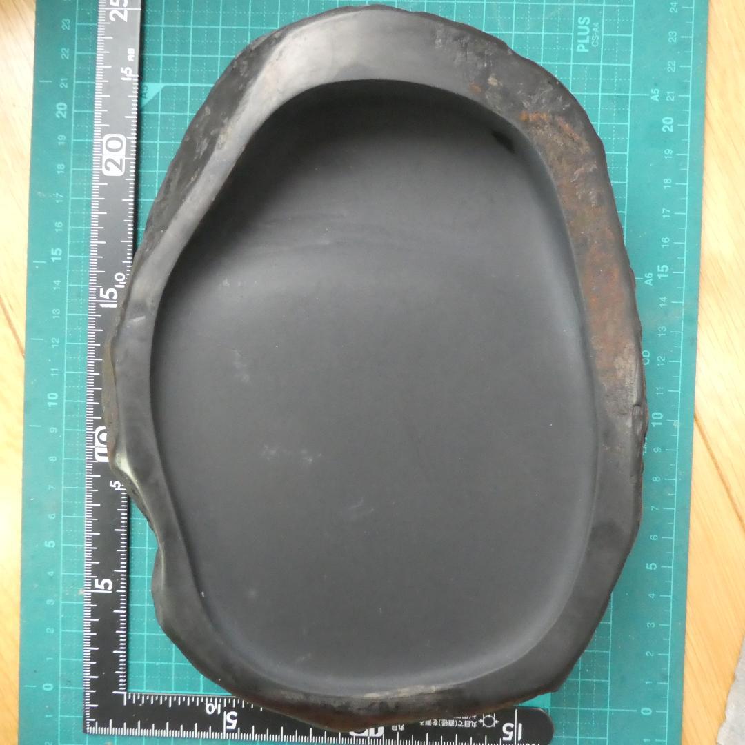 書道 硯 雨畑硯７⑦ 雨畑真石 知石作 最高級品 大型硯 雨畑真石天然硯 極 | 甲州雨畑硯 峯硯堂本舗