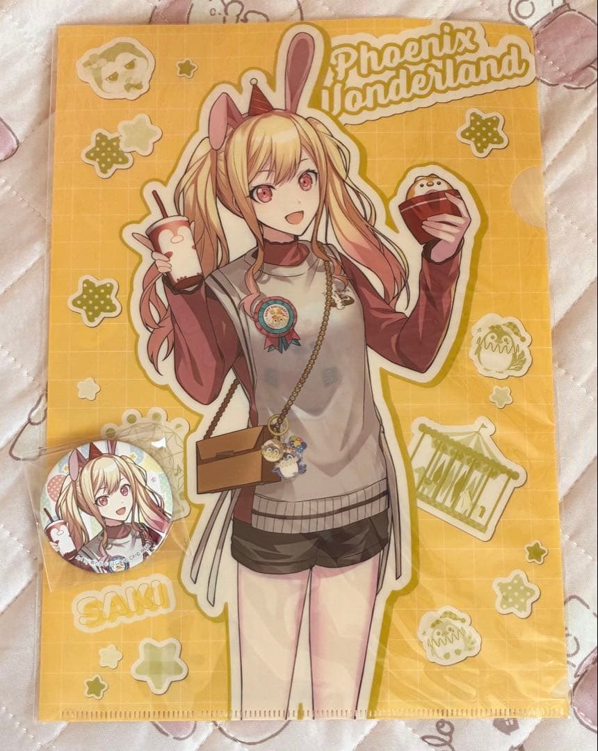 プロセカ 天馬咲希 フェニラン クリアファイル 缶バッジ - メルカリ