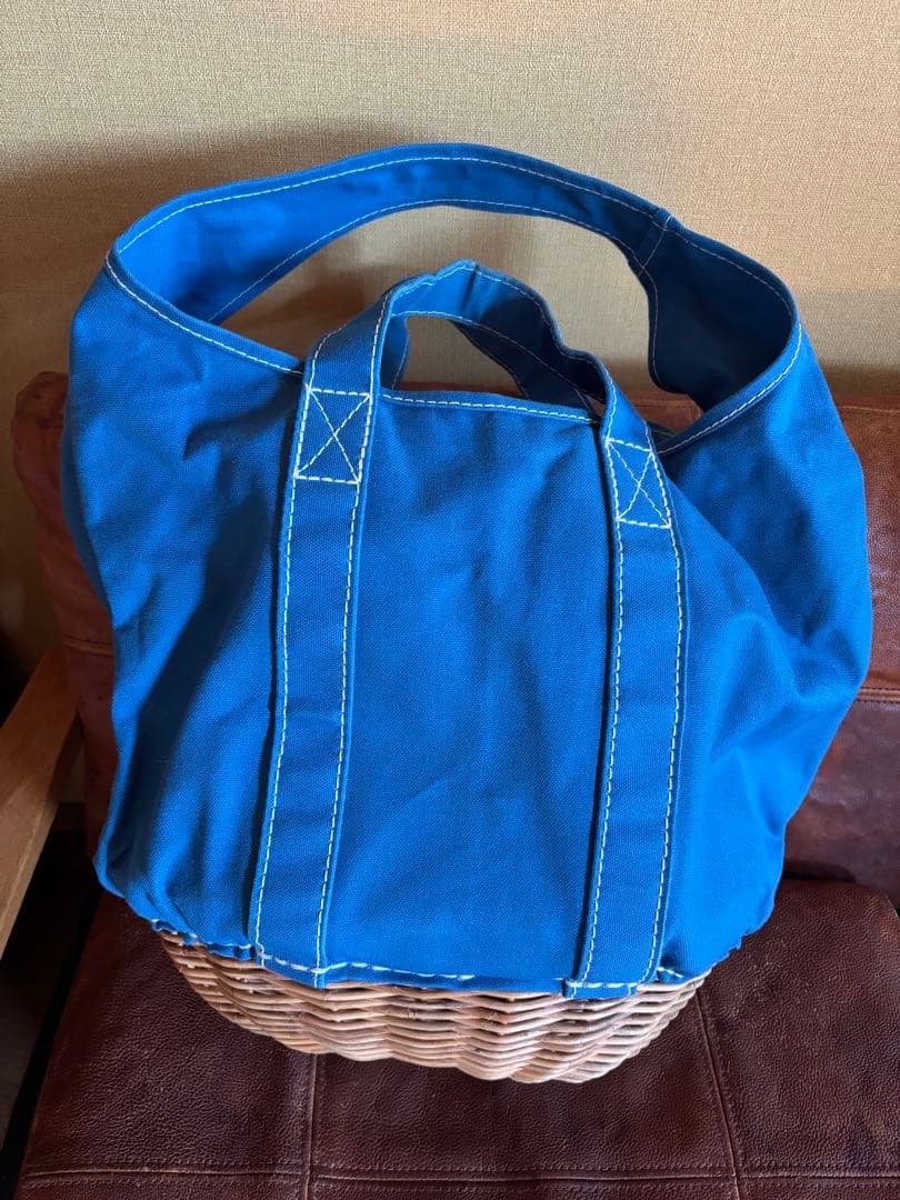 ebagos エバゴス カゴバッグ キャンバス 2WAY BAG - メルカリ