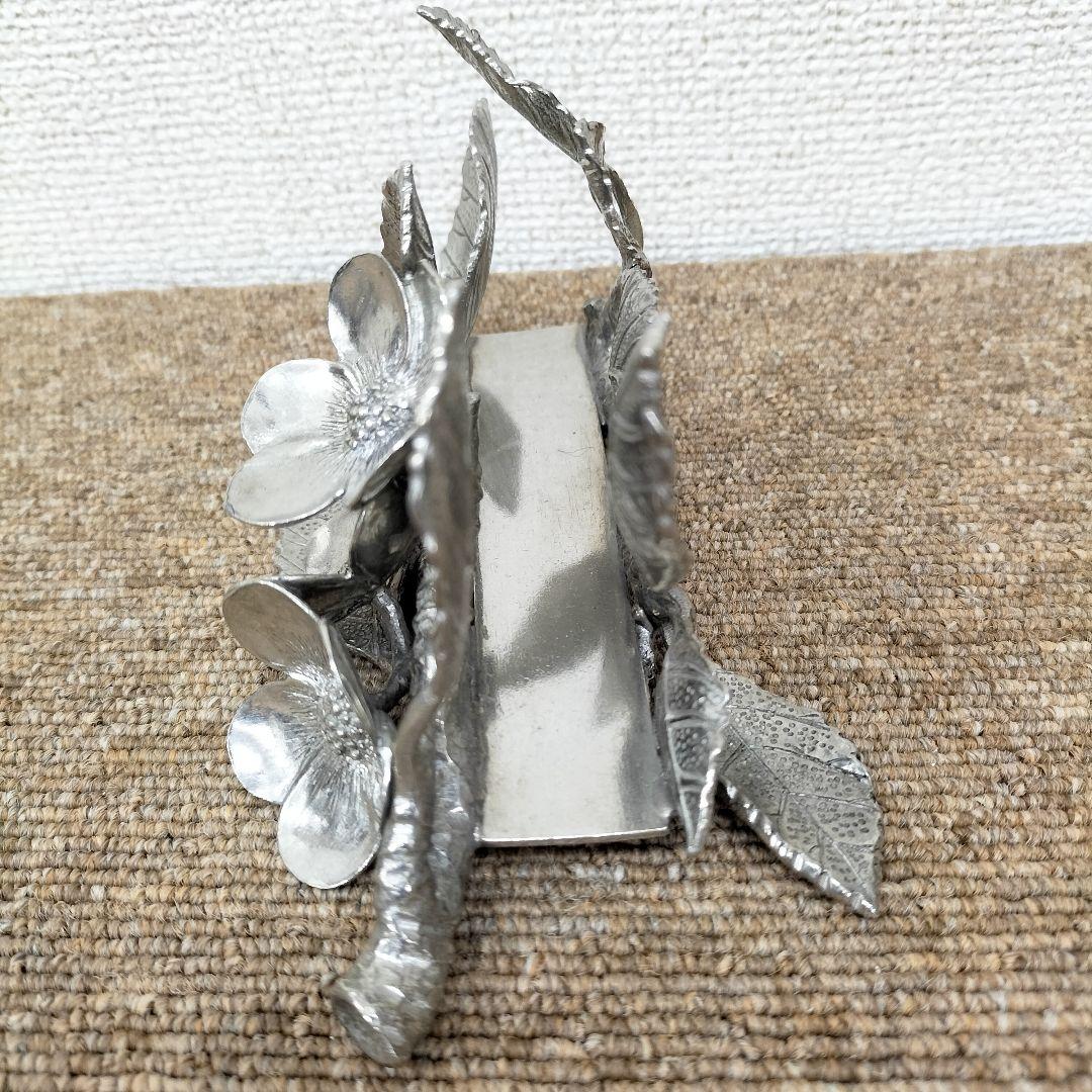 レモングラス様】リーフ ナプキンホルダー 展示品(H-2507IN49)