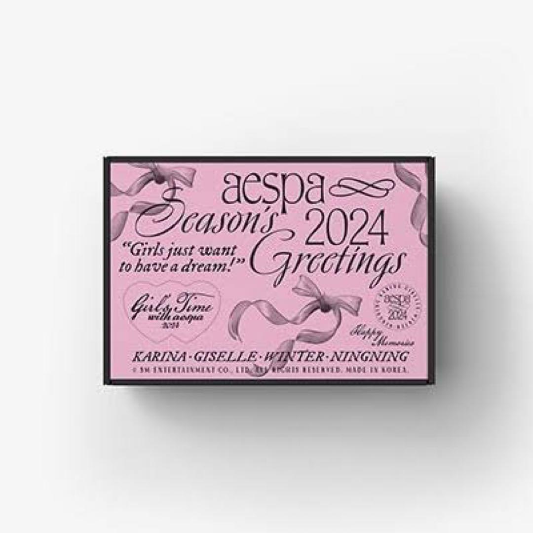 aespa 2024 Season's Greetings シーグリ AESPA RANDOM TRADING PACK 2024 SEASON'S GREETING SSGT OFFICIAL MD