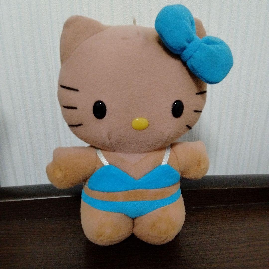 激レア 】ハローキティ 水着 ビキニ 日焼け ぬいぐるみ 2001年製