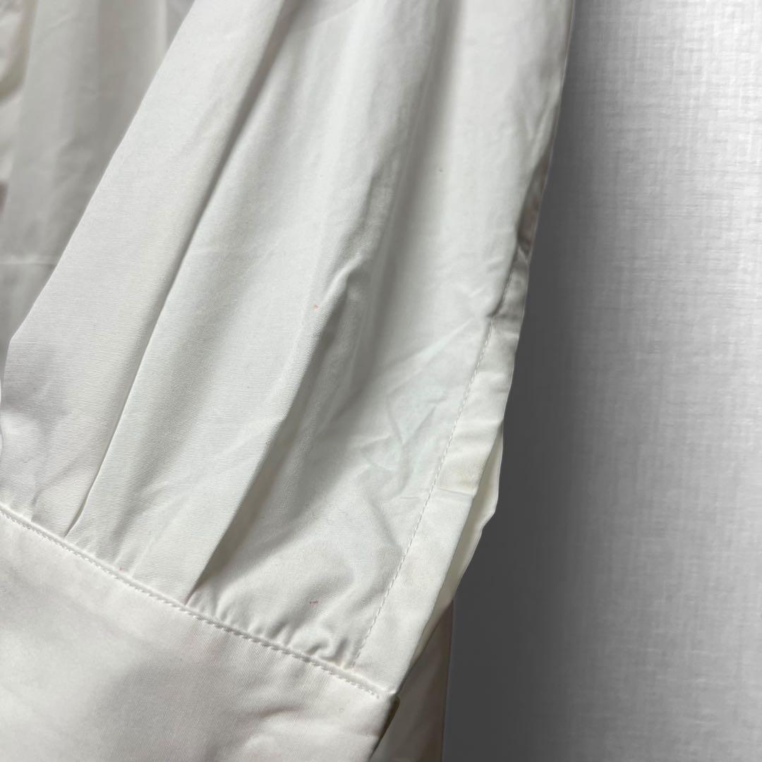 ヨウジヤマモトファム 斜めボタン 変形デザインシャツ スナップボタン