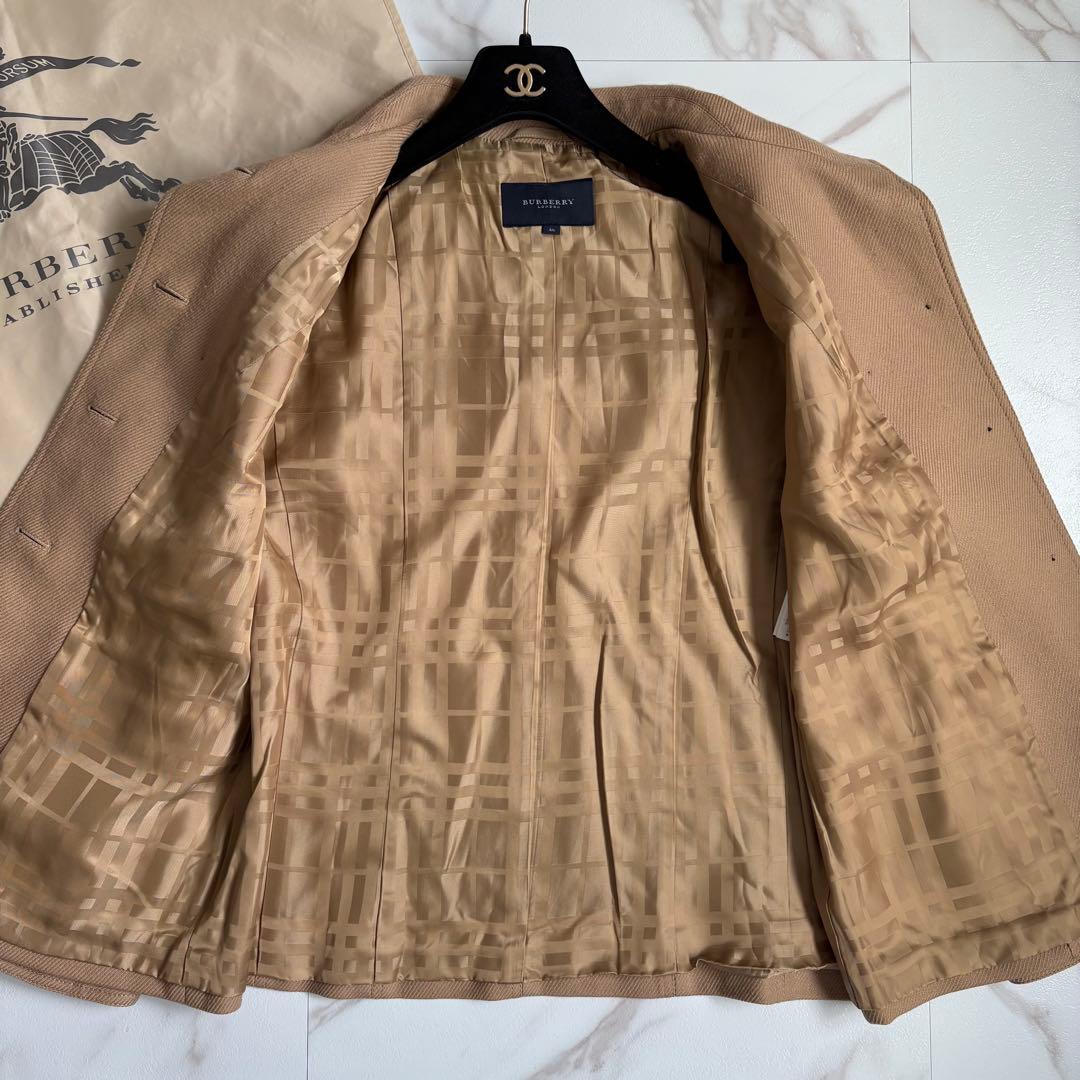 大きいサイズ3L◇バーバリーロンドン シングル ピーコート シャドー