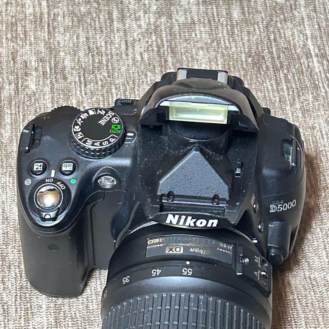 稼働品 ニコン D5000 レンズキット シャッター回数7863 付属品完備