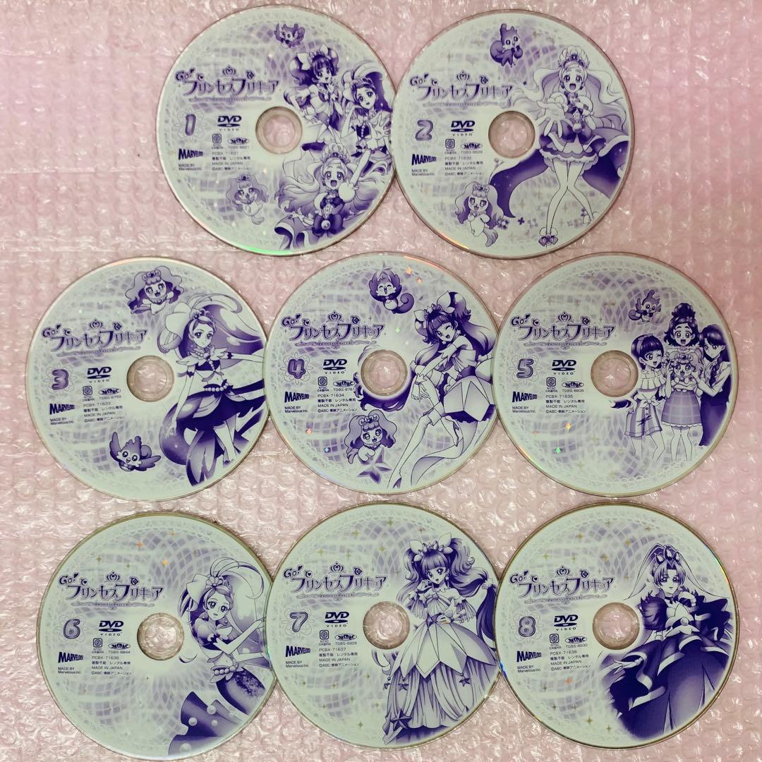 劇場版付き Go!プリンセスプリキュア DVD全巻セット 全16巻＋映画1枚