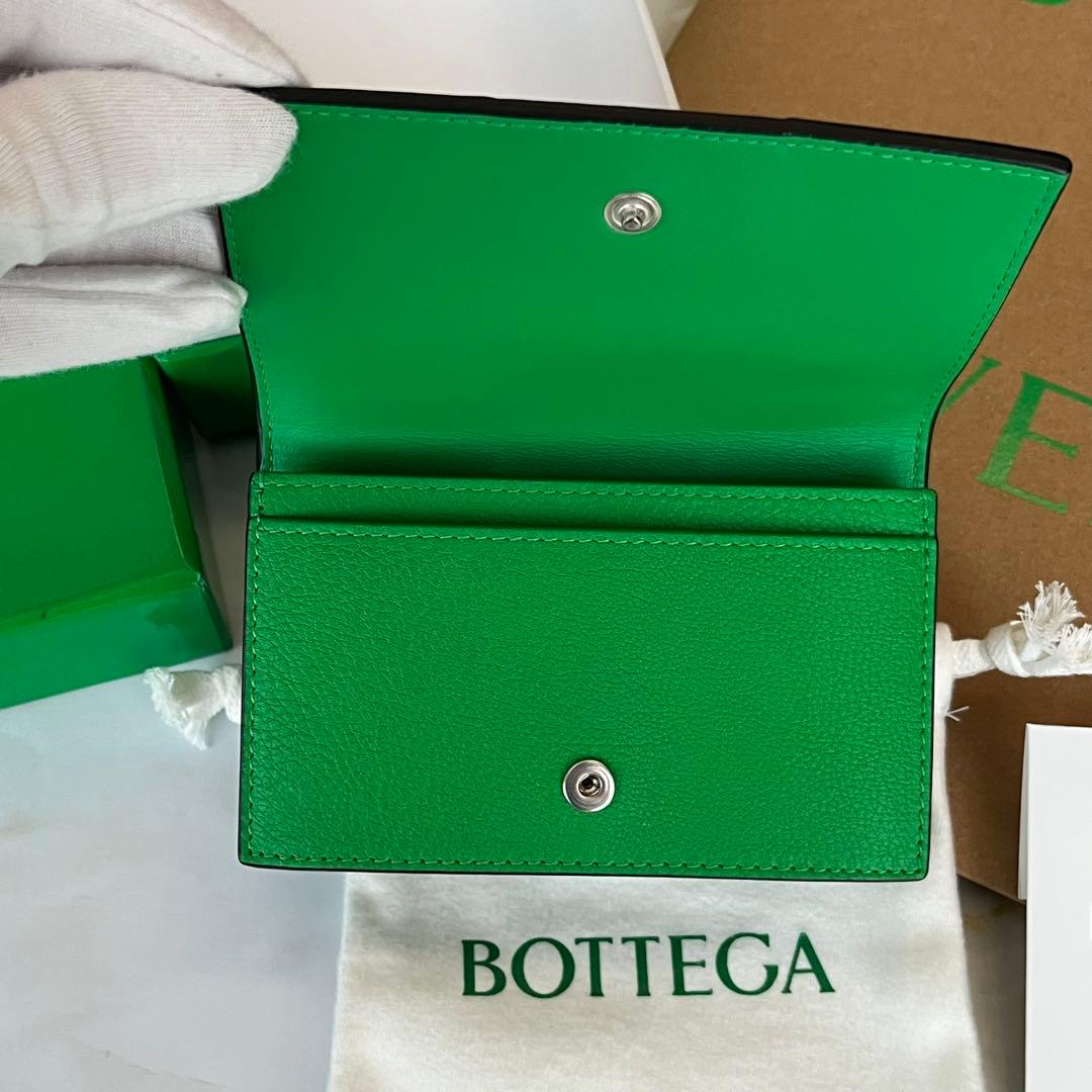 新品未使用】ボッテガヴェネタ カードケース 名刺入れ パラキート 緑