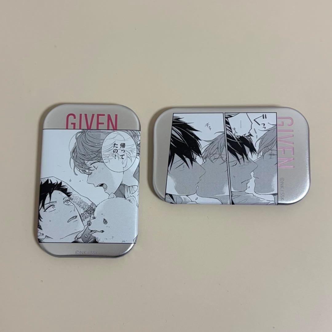 ギヴン 真冬 立夏 缶バッジ - メルカリ