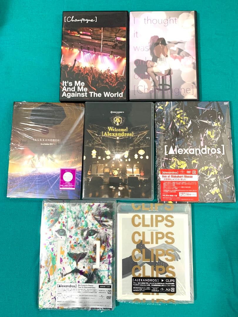 Alexandros アレキサンドロス DVD セット Amazon.co.jp: [Alexandros]live at Makuhari Messe“大変美味しゅうご
