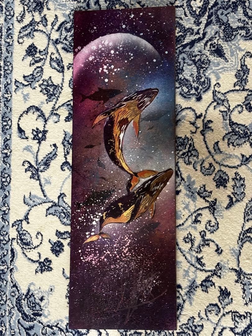 最終価格 スプレーアートエデン 梅ちゃん原画 woodアート - メルカリ