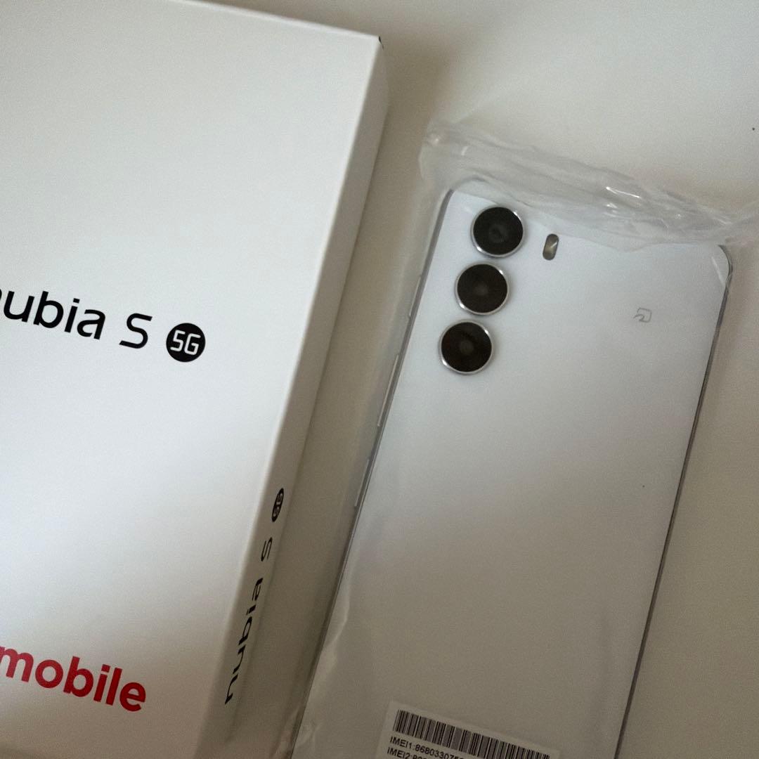 新品未開封】nubia S 5G ホワイト - メルカリ