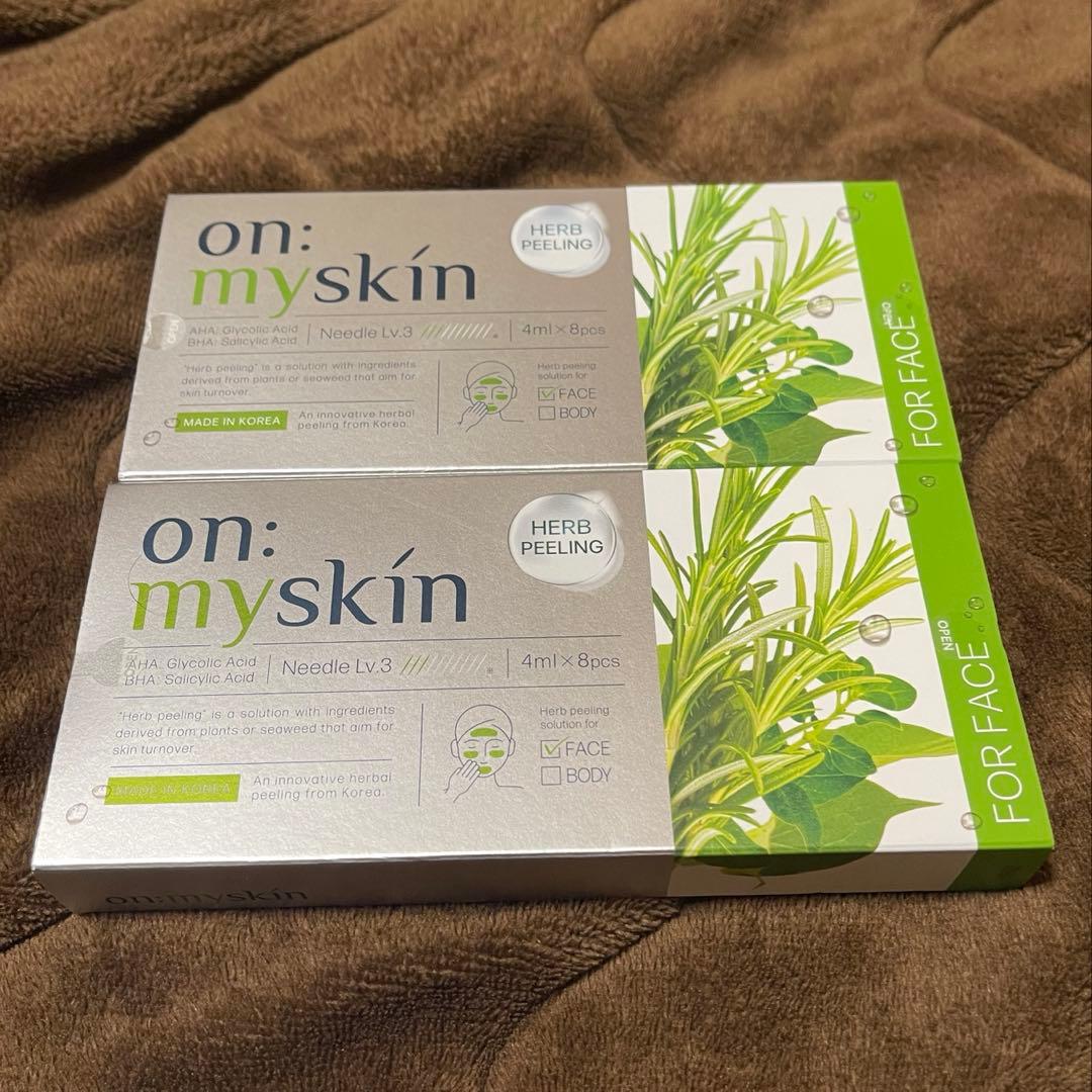 新品未使用】on:my skin ハーブピーリングマスク2箱 - メルカリ