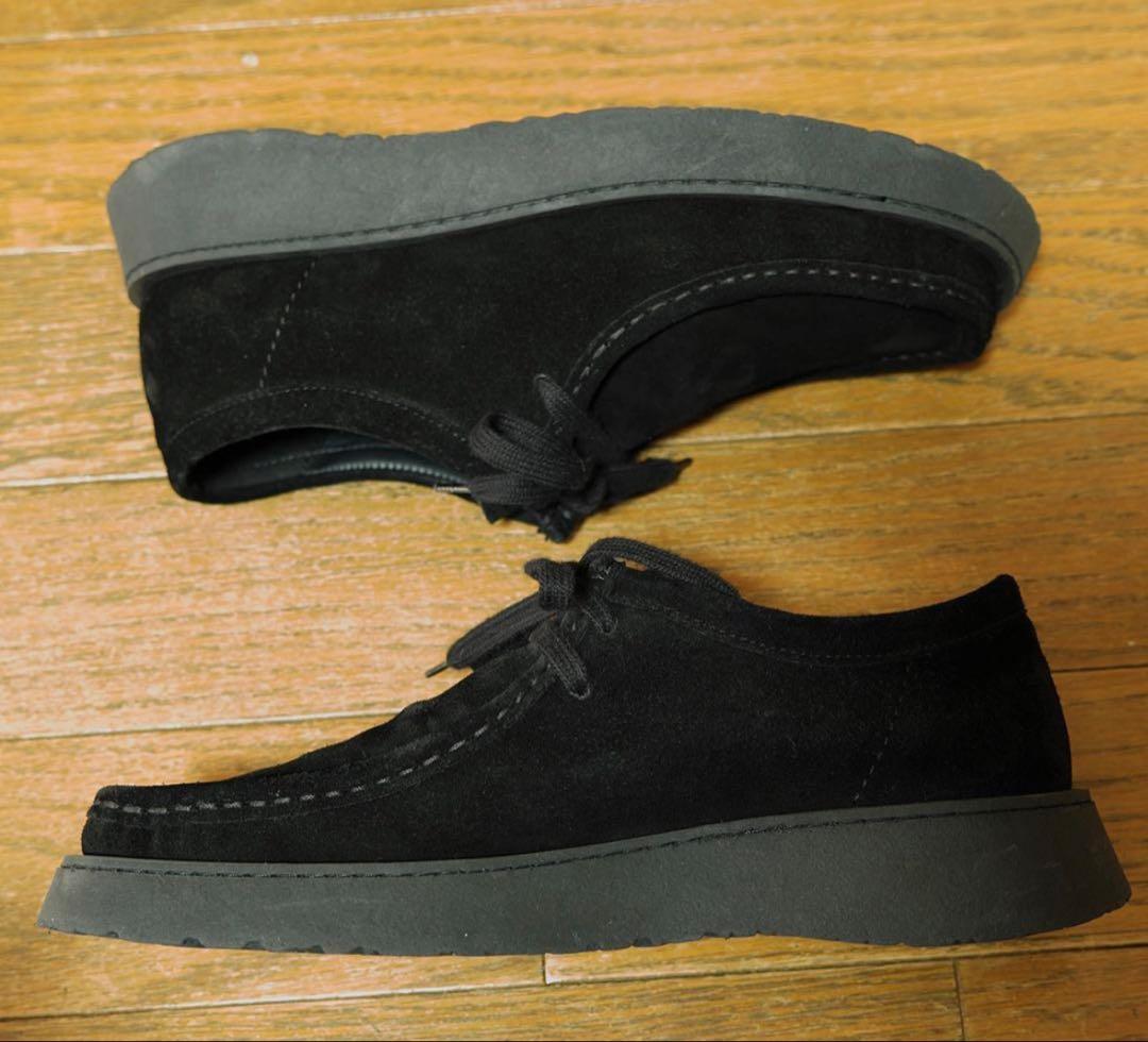 CLARKS X ZARA レザーシューズ ワラビー 41 26.5cm 黒