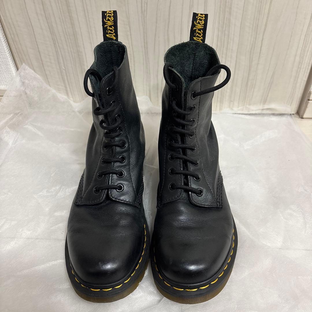 Dr.Martens ドクターマーチン 8ホール ブラック UK7 パスカル ドクターマーチン Dr.Martens レディース メンズ 8ホールブーツ