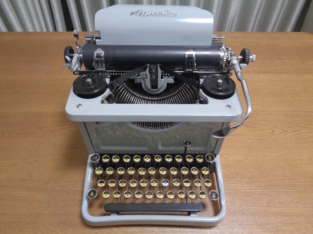 実働品 日本データマシン Aspeed 電報タイプライター カナもじくん