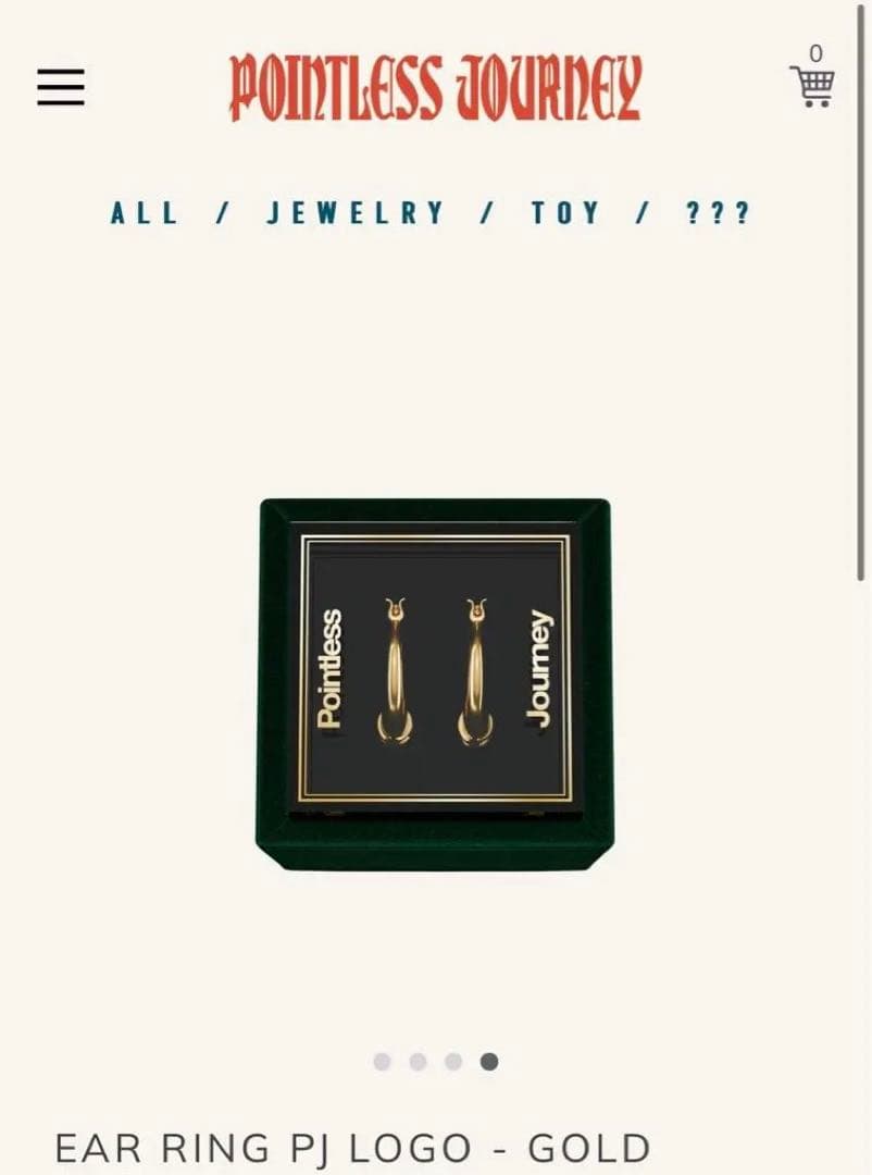 本日午前10時まで最終セール】pointless journey ピアス - メルカリ
