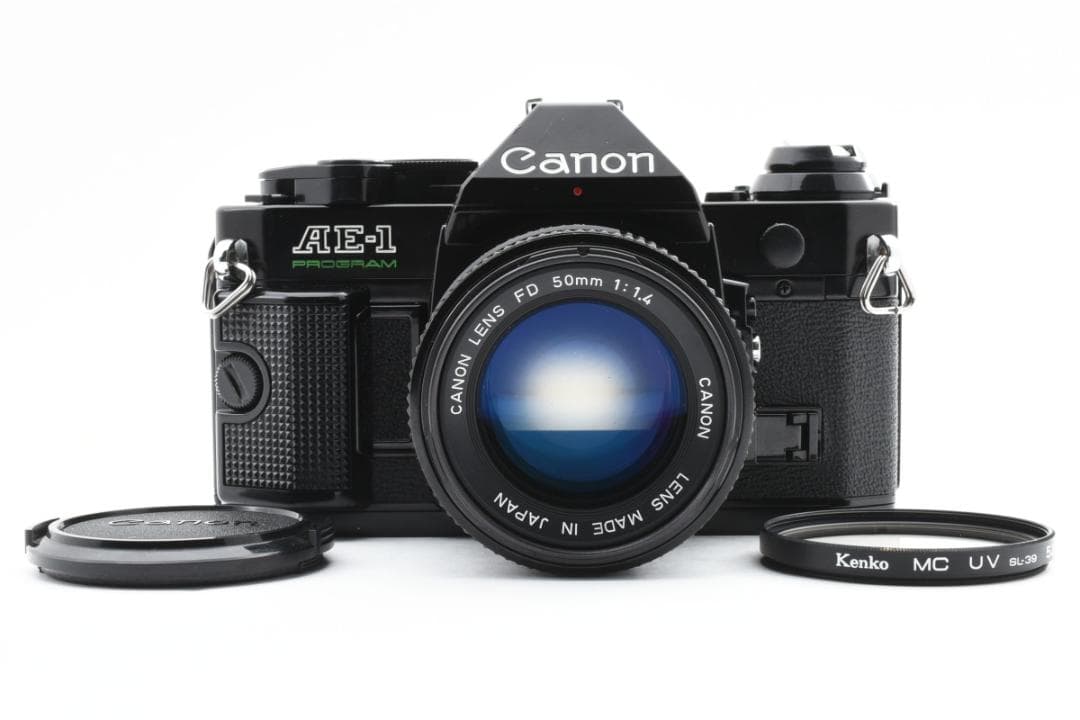 フィルムカメラ Canon AE-1 Program 50mm F1.4 #2086 Canon AE-1 Program Chrome 35mm Film Camera w/ 50mm f1.4 Lens -New Seal