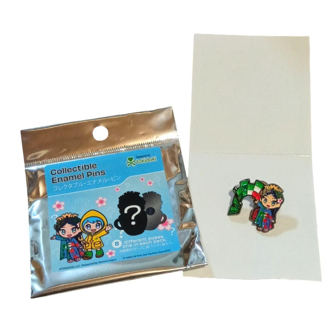 大阪関西万博 イタリア館 イタリアちゃん ピンバッジ - メルカリ