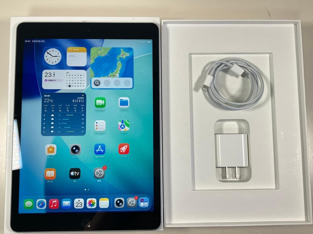 iPad 第9世代 64GB シルバー Wi-Fi 4点付属品付（一部欠品） - メルカリ