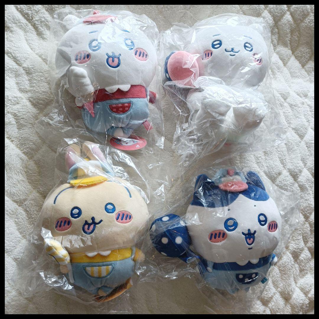 ちいかわゆうえんち　ぬいぐるみS 4種 ちいかわ ワクワクゆうえんち ぬいぐるみS（着ぐるみちいかわ） | ちい