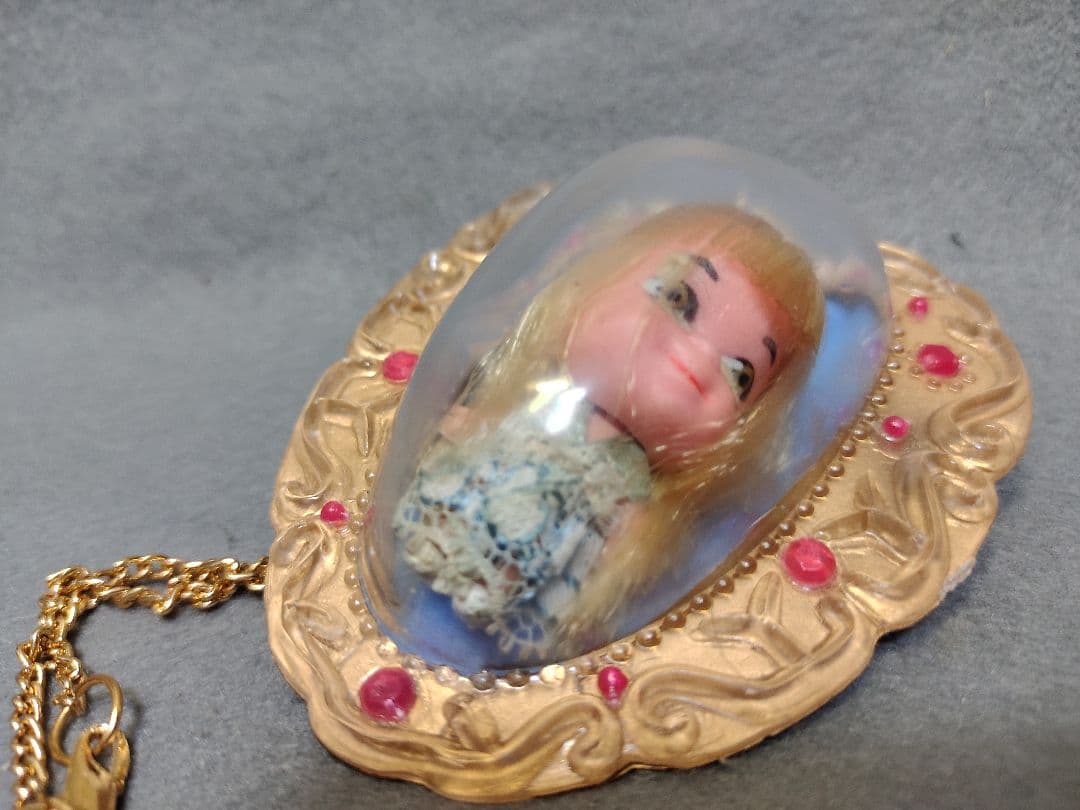 昭和レトロ マテル Liddle Kiddleパチ愛の星ティンクルペンダント