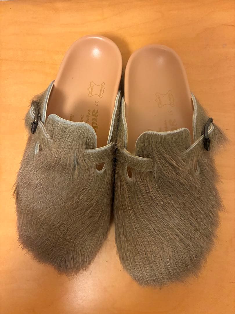 【試着のみ】yuketenユケテン シャギー スリッポン 37 箱有り