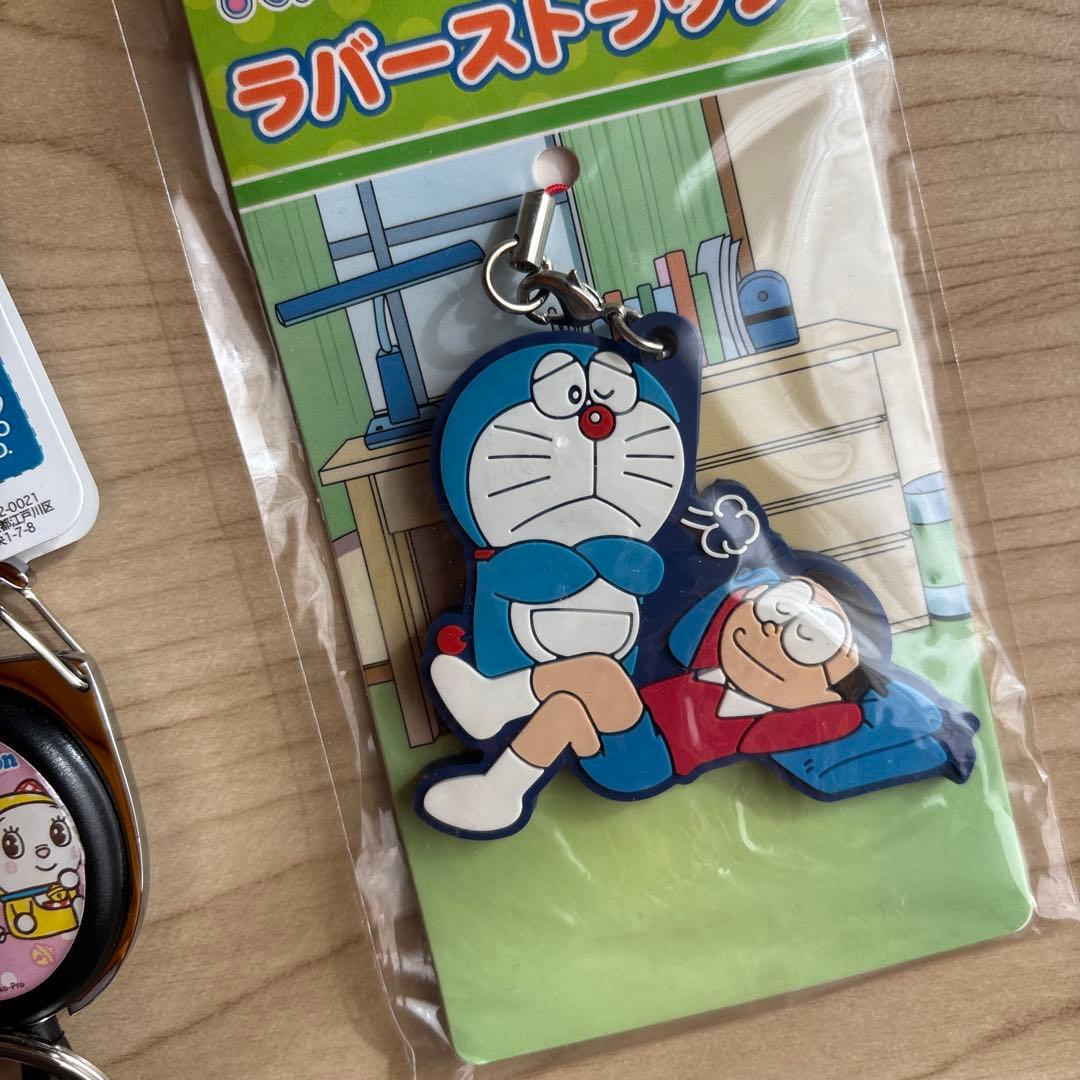 ドラえもん ラバーストラップファスナーマスコット リールキーホルダー