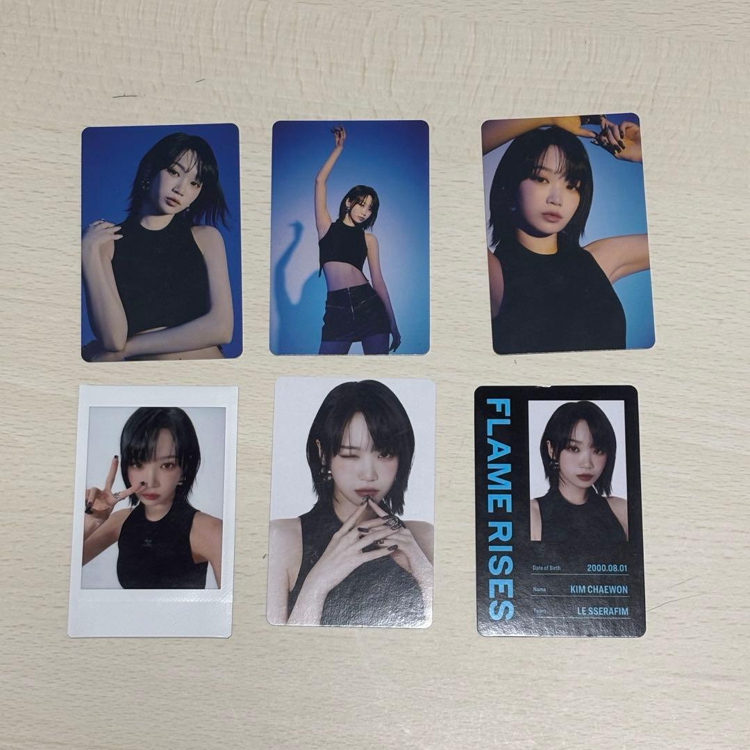 LESSERAFIM チェウォン トレカ チェキセット - メルカリ