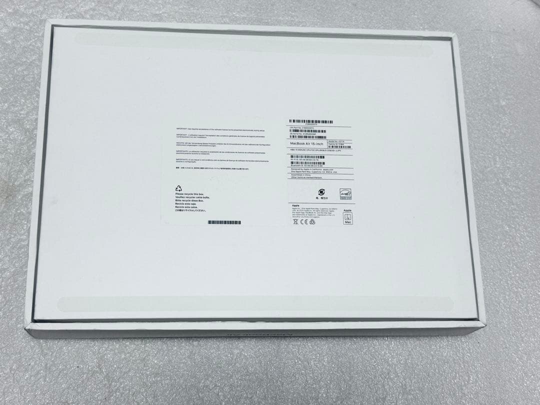 未使用に近い バッテリー100% MacBook Air M3 15 512GB