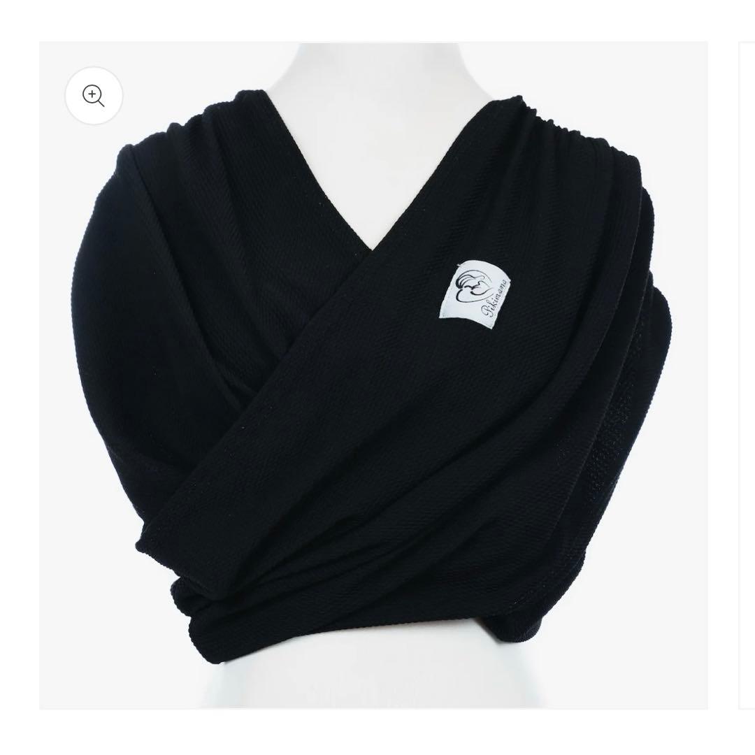 ピキママ　ブラック　新Lサイズ　抱っこ紐　スリング Pikimamaスリング