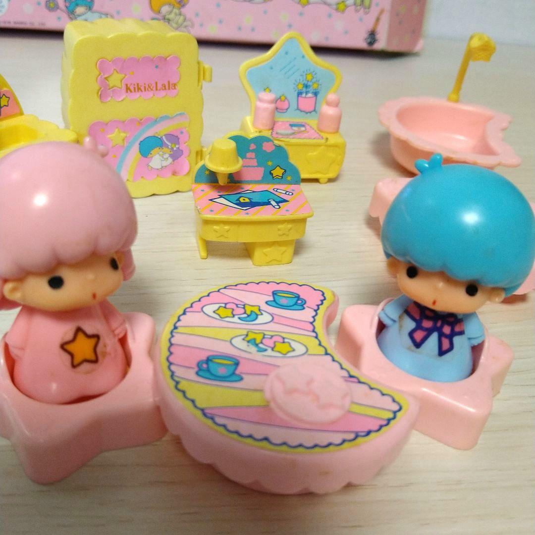 サンリオ キキララのルームセット リトルツインスターズ 昭和 旧タカラ