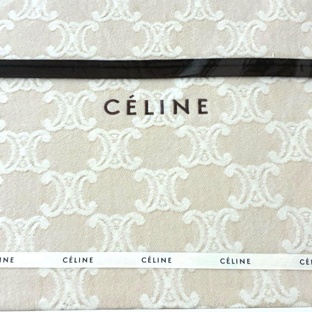 新品】CELINE セリーヌ 綿毛布 寝具 マカダム柄 総柄 ロゴ シングル