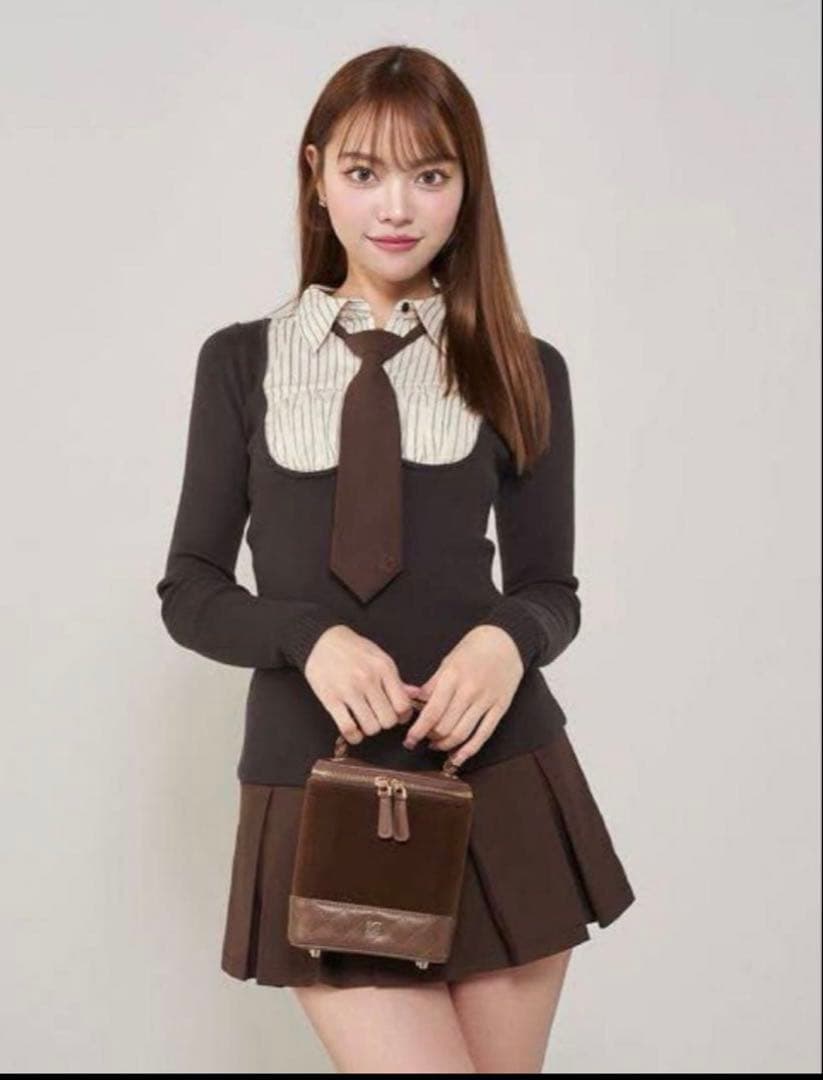 Darich シャツドッキングニットミニワンピース FL - メルカリ