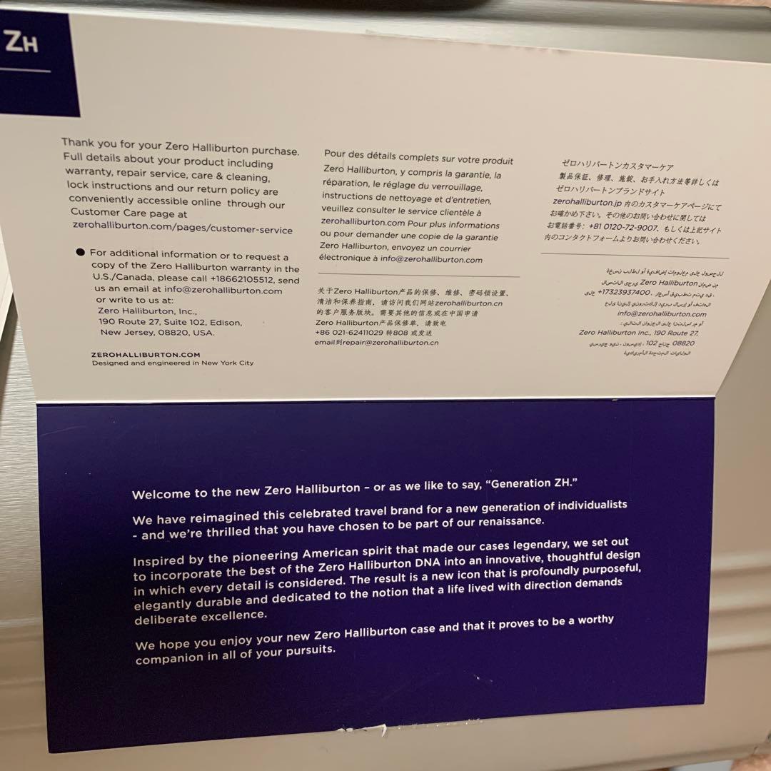 ゼロハリバートン アタッシュケースA4 9.5L 94211