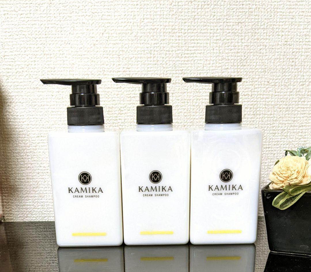 新品未開封 KAMIKA クリームシャンプー ベルガモット＆ジャスミン　3本 楽天市場】カミカ クリームシャンプー ベルガモットジャスミンの香り