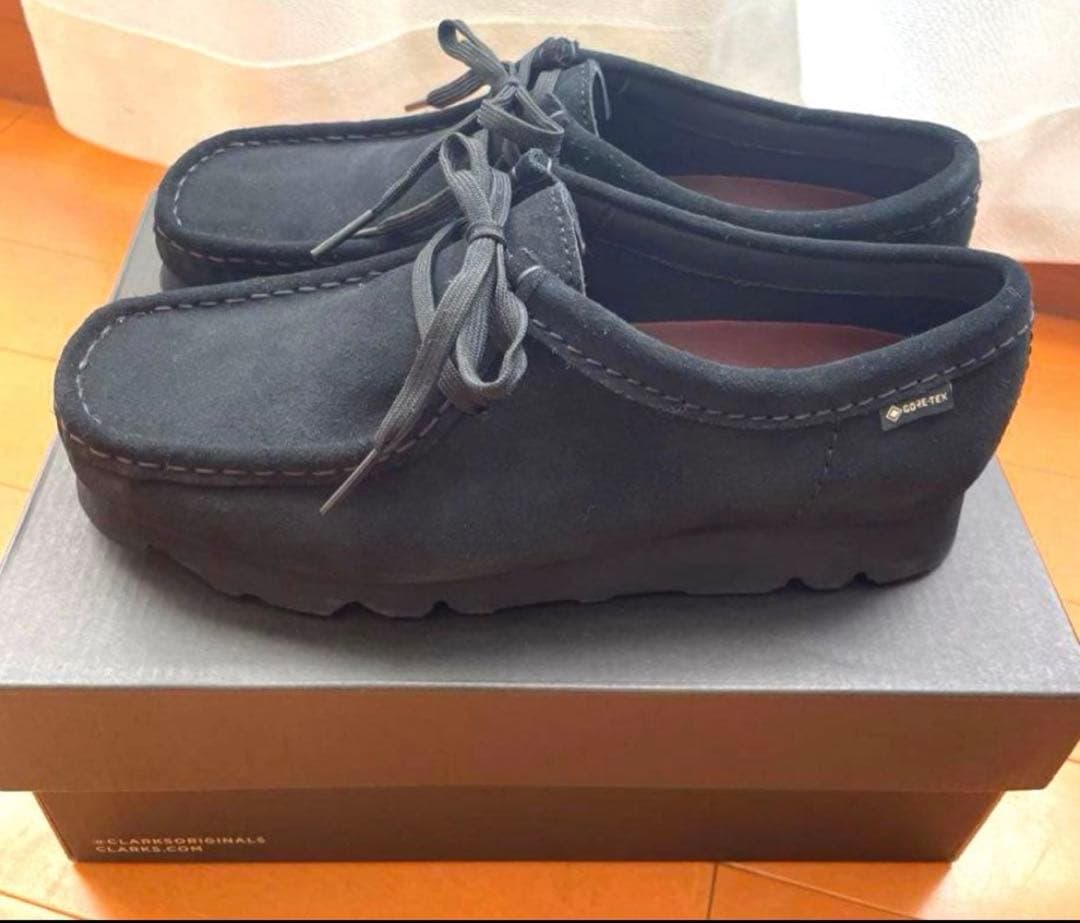 <美品>クラークス　ワラビー　GORE-TEX 24.5cm