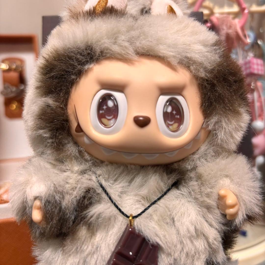海外限定 LABUBU ジモモ ラブブ カスタム チョコ ストラップ付 - メルカリ