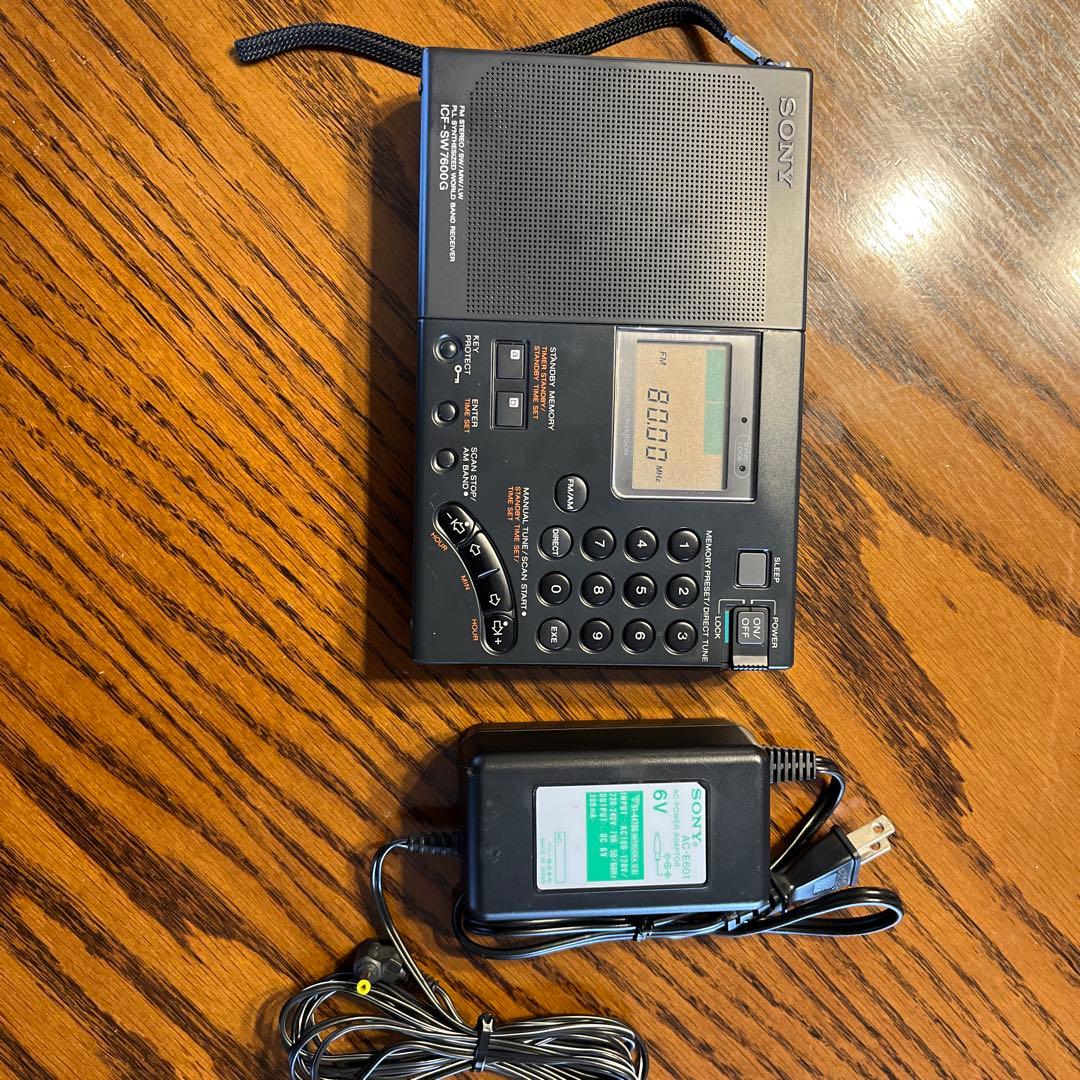 SONY 超高感度ポータブル短波ラジオ FM AM ICF-SW7600G Sony ICF-SW7600GR AM/FM Shortwave World Band Receiver | eBay