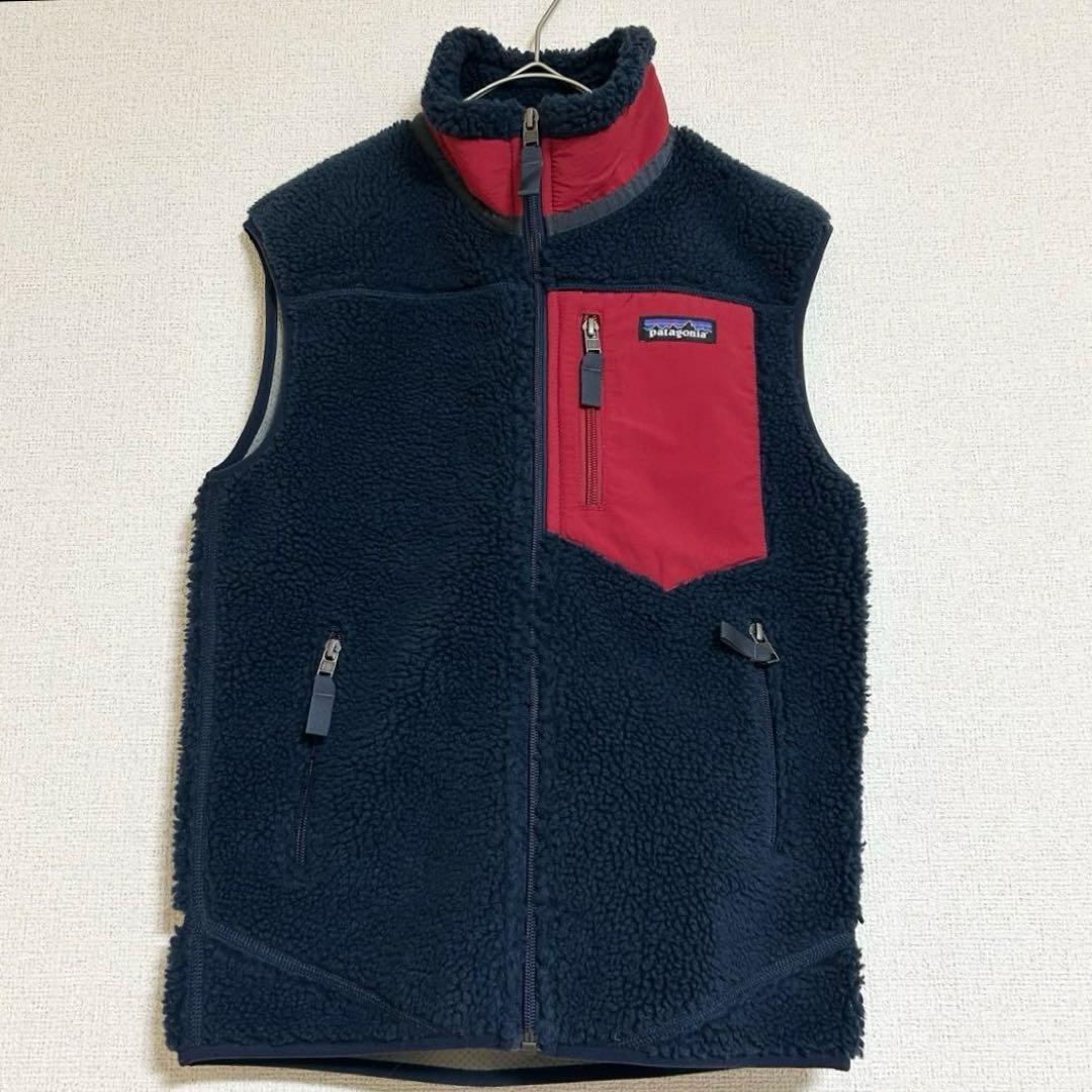 【XXS】美品 パタゴニア クラシック レトロX ベスト ネイビー レッド 中古・古着通販】Patagonia (パタゴニア) クラシックレトロXベスト