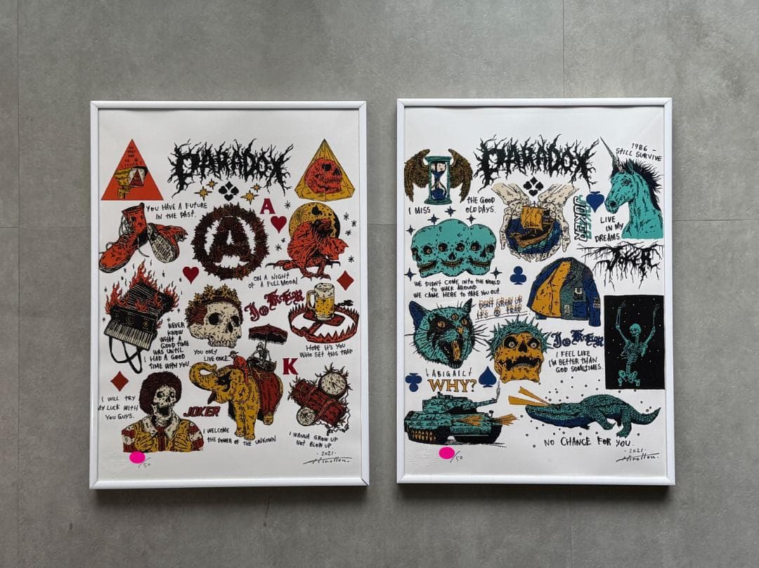 Hirotton_ポスター HOODCITY Risograph poster | PARADOX HIROTTON