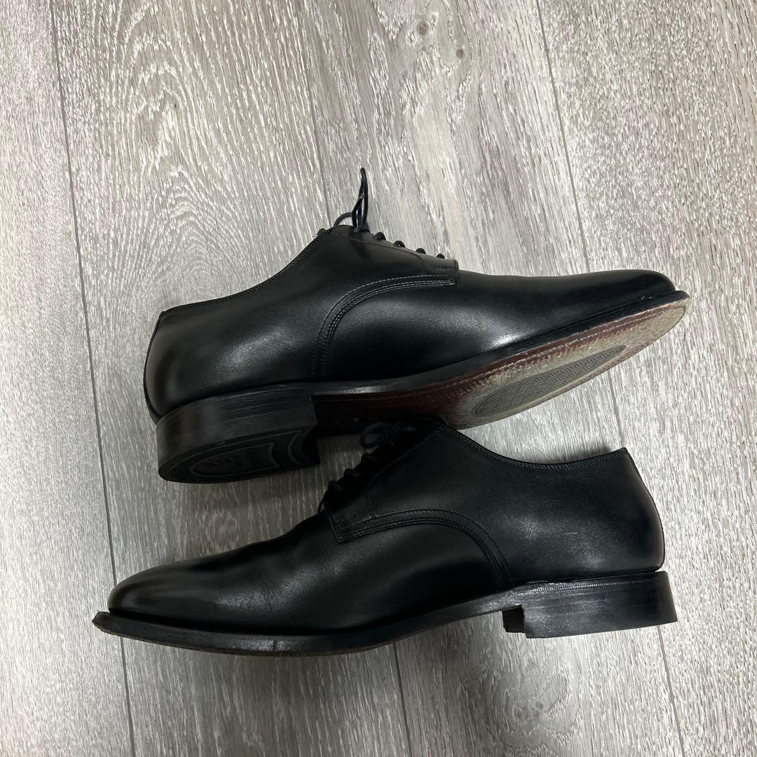 スコッチグレイン 3524 アシュランス プレーントウ 黒 25 - メルカリ