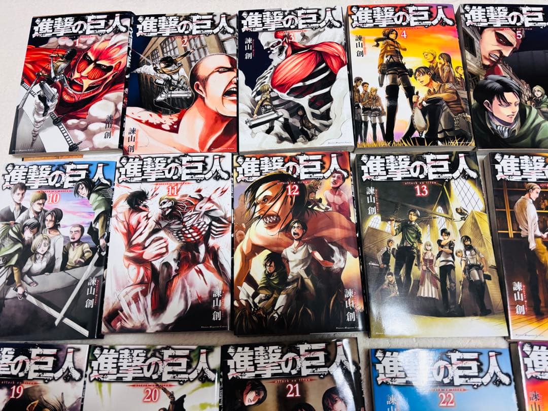 進撃の巨人 全巻セット 1-34巻 - メルカリ