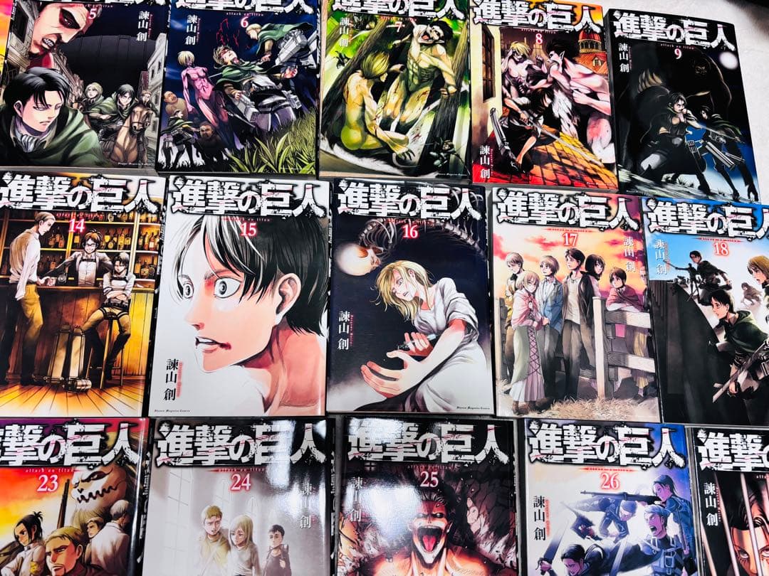 進撃の巨人 全巻セット 1-34巻 - メルカリ