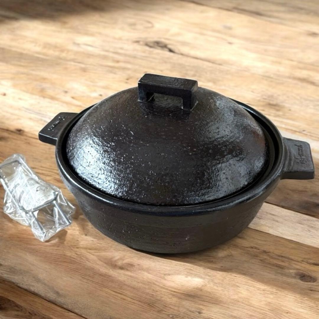 新品★長谷園 ビストロ蒸し鍋 大 黒 NCK-31 定価16,400円 楽天市場】長谷園 ビストロ蒸し鍋 大 2-4人用 / 黒 (NCK-31/ACK-31