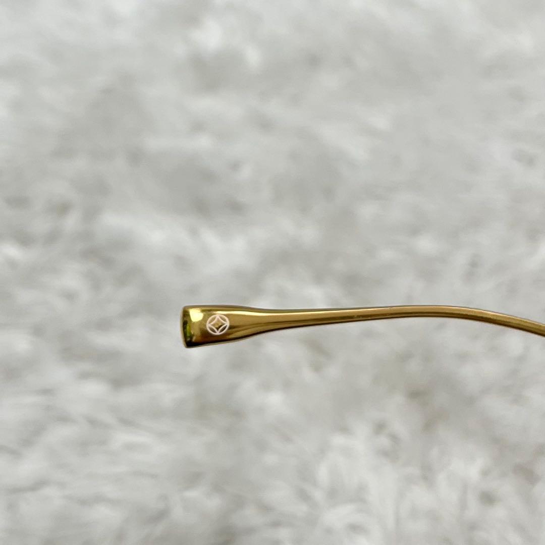 大豆田とわ子 岡田将生着用 999.9 S-145T アンティークゴールド 眼鏡