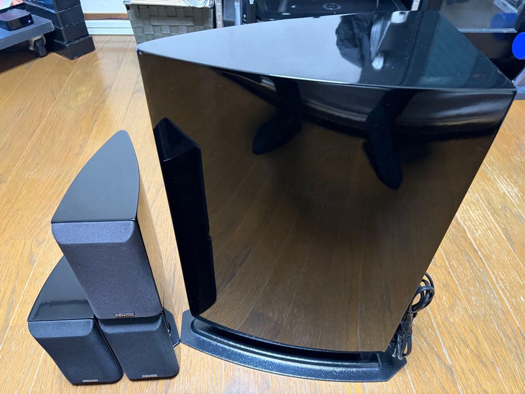 DENON 3.1chサラウンドスピーカー ピアノブラック