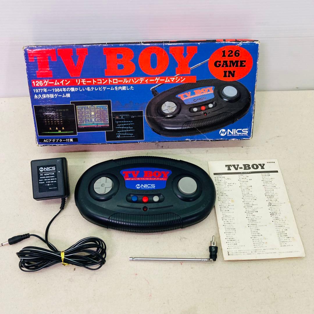 レア】TV BOY 126ゲームイン リモートコントロールハンディゲーム
