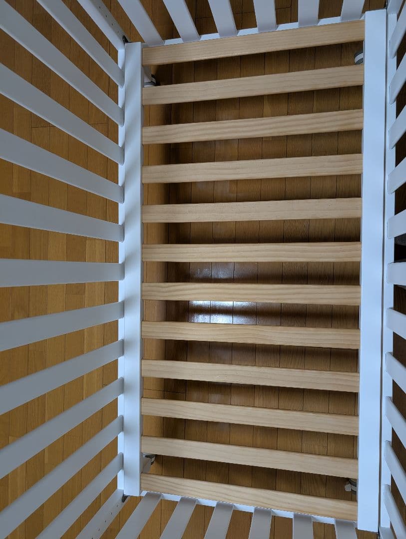 Boori ベビーベッド 純正品マットレス・防水キルトパッド付き - ベビー